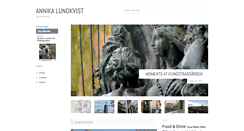 Desktop Screenshot of annikalundkvist.com